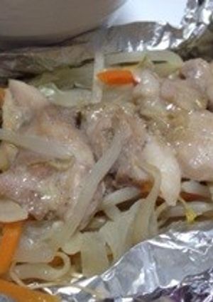 麺つゆで味付け♪鶏肉のホイル焼き-レシピのメイン写真