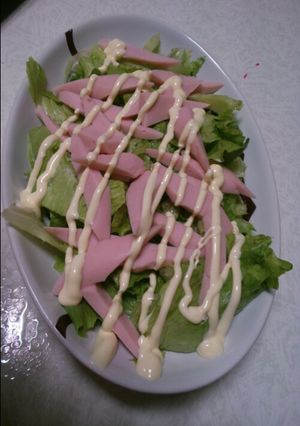 レタス魚ニソサラダ-レシピのメイン写真