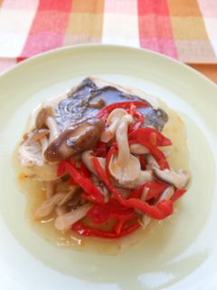 焼魚のきのこあんかけ-レシピのメイン写真