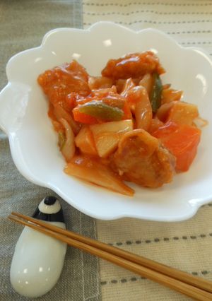 ケチャップ仕立ての酢豚-レシピのメイン写真