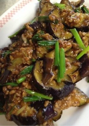 茄子と豚挽き肉の味噌炒め-レシピのメイン写真