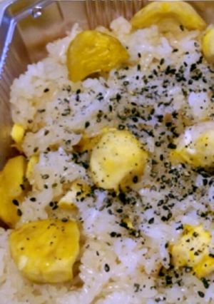 活力鍋でホクホク栗おこわ-レシピのメイン写真
