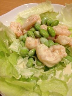 海老と枝豆のわさマヨサラダ-レシピのメイン写真