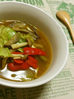 炒めキャベツが美味しい食べるカレースープ-レシピのメイン写真
