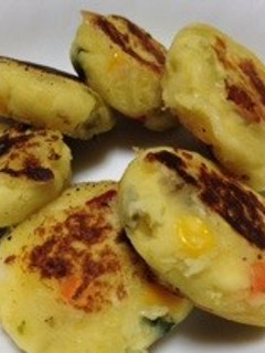 サツマイモと野菜のおやきチーズ入り-レシピのメイン写真