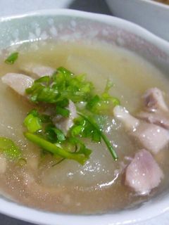 冬瓜と鶏肉の煮込みあんかけ♪-レシピのメイン写真