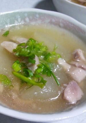 冬瓜と鶏肉の煮込みあんかけ♪-レシピのメイン写真