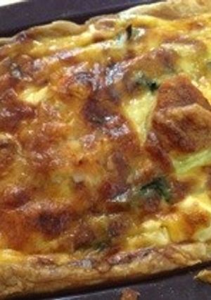 超簡単！サケとチーズのキッシュ-レシピのメイン写真