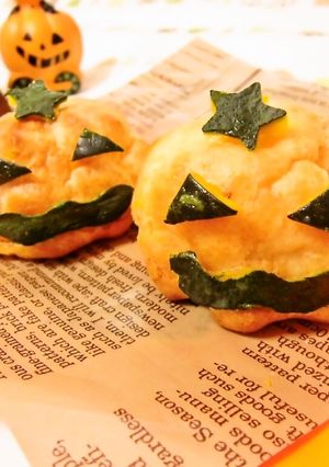 ハロウィンに♪パンプキンシュークリーム-レシピのメイン写真