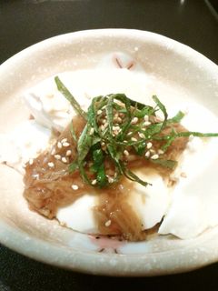 ♡なめたけゴマ風味冷奴♡-レシピのメイン写真
