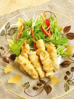 変わり生姜焼き?!新生姜の豚肉巻き焼き-レシピのメイン写真