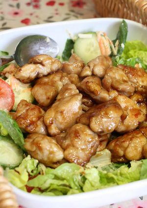 プリプリ照り焼きチキン-レシピのメイン写真