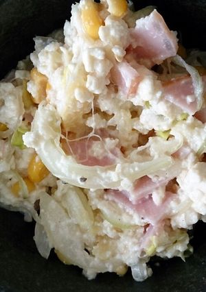 豆腐でカロリーカット！ポテトサラダ-レシピのメイン写真