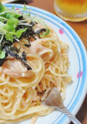 たらこパスタ～えのきとパルメザン入り～-レシピのメイン写真