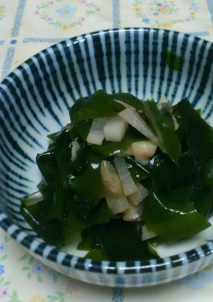 簡単 ワカメと漬物で酢の物！！-レシピのメイン写真