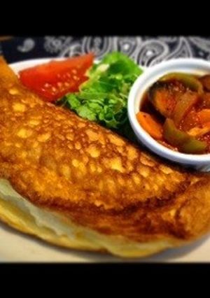 スフレオムレツ〜ラタトゥイユ添え〜-レシピのメイン写真