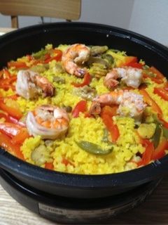 お家でホットプレートパエリア(^ ^)-レシピのメイン写真