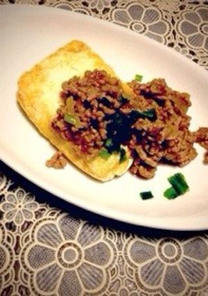 豆腐ステーキの肉味噌かけ-レシピのメイン写真