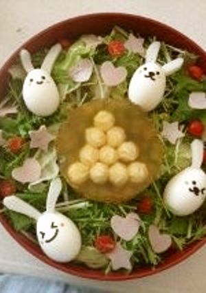 うさぎさんのパーティーサラダ-レシピのメイン写真