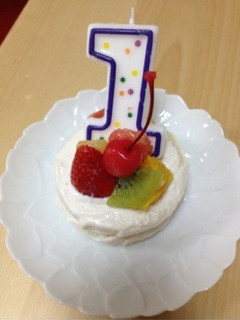 1歳の誕生日ケーキ!-レシピのメイン写真