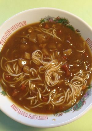 簡単カレースープ白石温麺-レシピのメイン写真