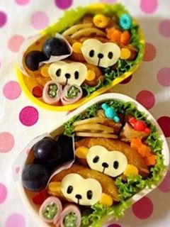 キャラ弁*おさるさん稲荷❤︎-レシピのメイン写真