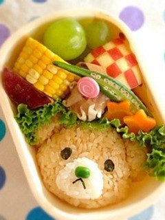 キャラ弁*クマさんおにぎり❤︎-レシピのメイン写真