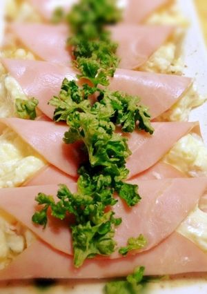 お弁当にも◯巻くだけ♪ハム巻ポテトサラダ-レシピのメイン写真