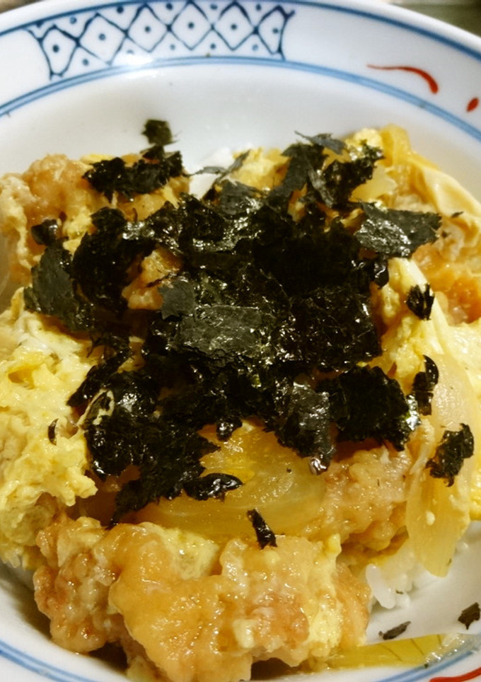 めんつゆで作るから揚げ丼-レシピのメイン写真