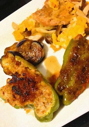 ピーマンの肉詰め-レシピのメイン写真