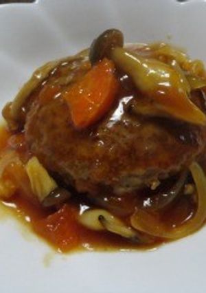 煮込みハンバーグ-レシピのメイン写真