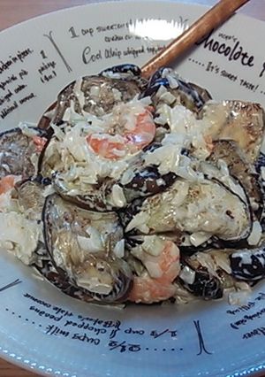 焼きナスと海老のサラダ-レシピのメイン写真