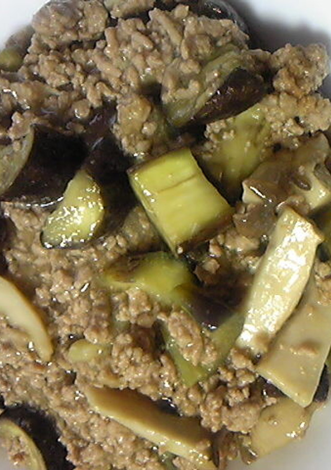 なすとひき肉の中華風？味噌炒め-レシピのメイン写真