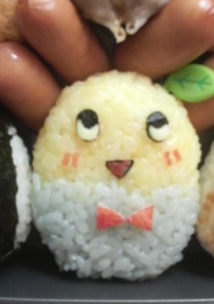 キャラ弁☆ふなっしー☆おにぎり☆-レシピのメイン写真