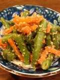 人参入り♪＊三度豆のおひたし＊
