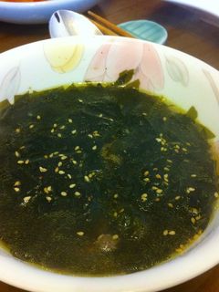 ☆韓国家庭料理☆わかめスープ 미역국-レシピのメイン写真