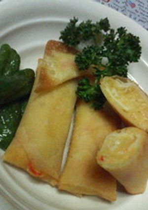 給食似の☆カニコーン春巻き-レシピのメイン写真