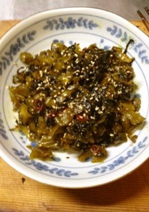 ご飯が止まらない♡高菜の油炒め-レシピのメイン写真