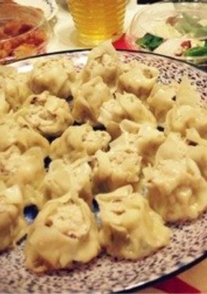 きのこ＆れんこんの鶏肉シューマイ-レシピのメイン写真
