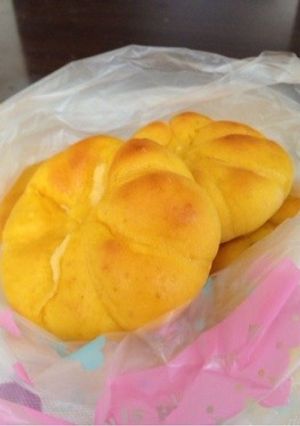 ハロウィンだー♬かぼちゃのクリームパン-レシピのメイン写真