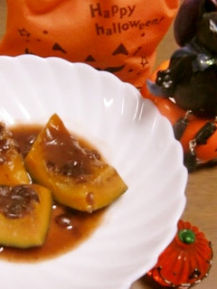 ハロウィン、シナモン入りかぼちゃいとこ煮-レシピのメイン写真