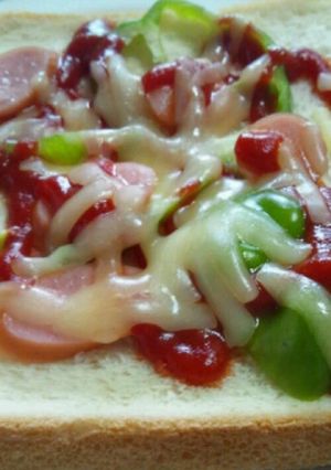 神楽なんばんのピザトースト風-レシピのメイン写真