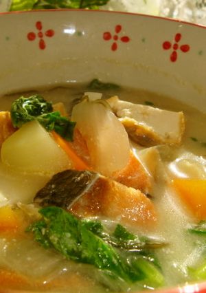 ＊ほっこり温か豆乳味噌スープ＊-レシピのメイン写真