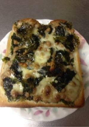 納豆トースト-レシピのメイン写真