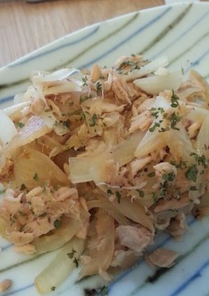 【10分】ツナとたまねぎの簡単炒め-レシピのメイン写真