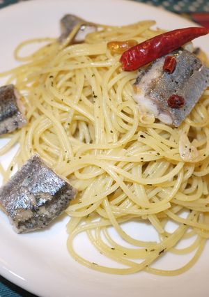 手軽で簡単パスタ★秋刀魚のペペロンチーノ-レシピのメイン写真