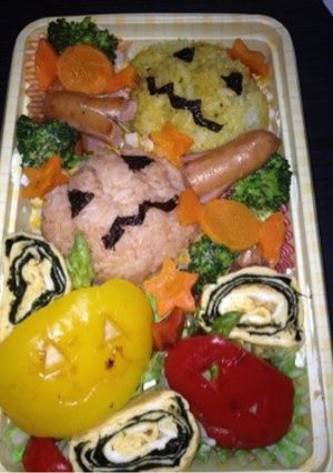 ☆ハロウィン☆キャラ弁-レシピのメイン写真