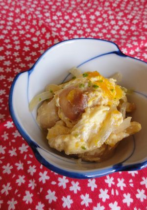【副菜】ふんわ~りお麩の卵とじ-レシピのメイン写真