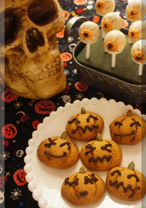 * ハロウィン ♥ かぼちゃクッキー♪-レシピのメイン写真