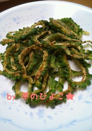 ノンフライ★簡単♪ゴーヤチップス-レシピのメイン写真